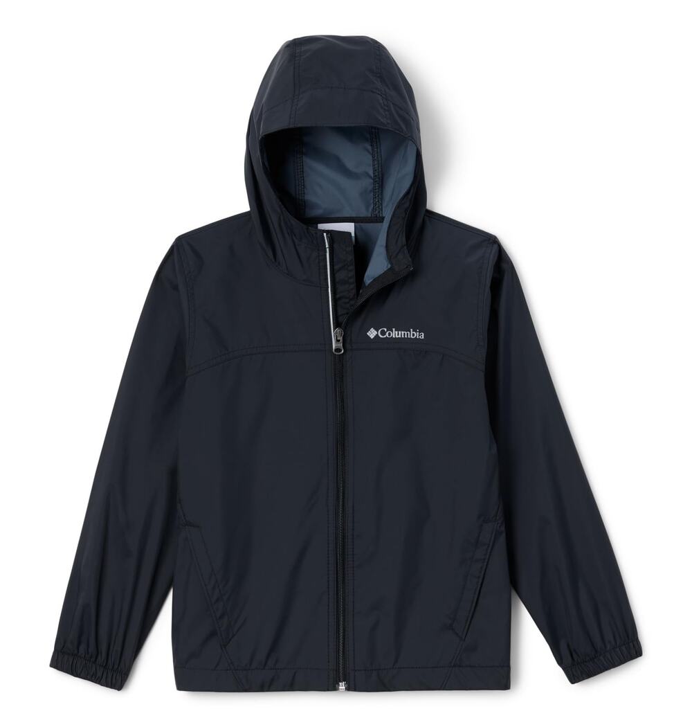 Columbia Youth Boys Glennaker Lightwieght packable Rain Jacket Black X-Large
